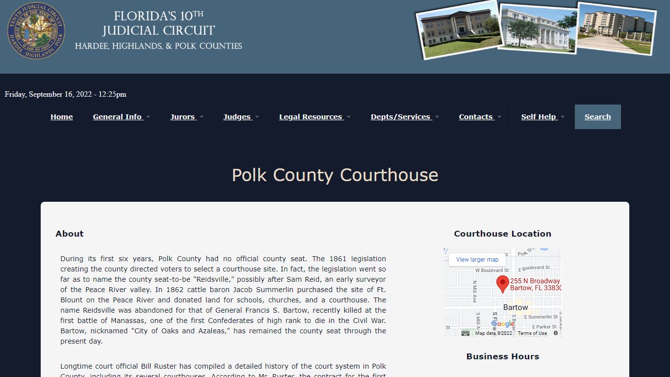 Polk County Courthouse | 10th Judicial Circuit Court - Florida Courts